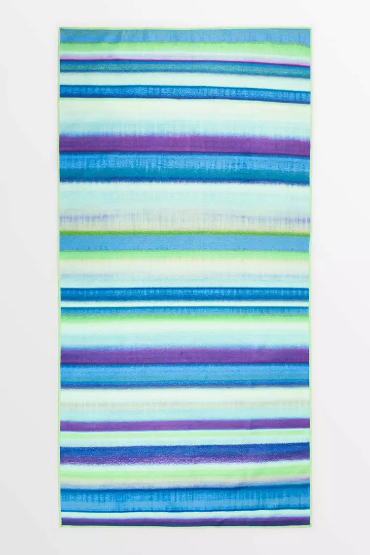 Cupshe Lagoon Striped Beach Blanket 3 Cupshe Lagoon Striped Beach Blanket - Image 3