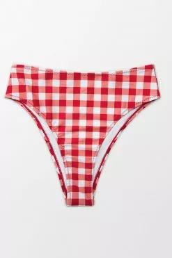 Cupshe Catalina Red Gingham High Waisted Bikini Bottom 6 Cupshe Catalina Red Gingham High Waisted Bikini Bottom -Deals Cupshe Store 2 d864d8d9 9afc 43b1 81d7 ab2ced4e70c9