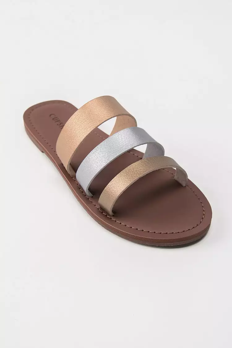 Cupshe Olympia Three Straps Slides 2 Cupshe Olympia Three Straps Slides - Image 2