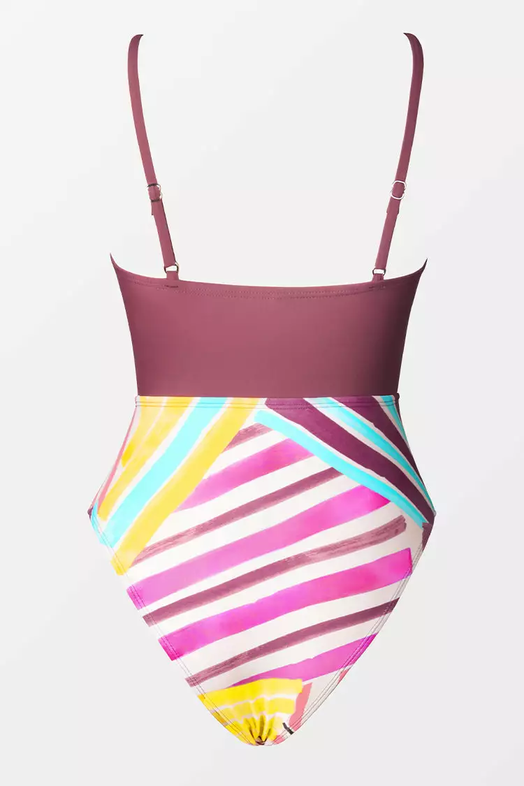 Cupshe Cross The Line Bunny Tie Cutout Cheeky One Piece Swimsuit 4 Cupshe Cross The Line Bunny Tie Cutout Cheeky One Piece Swimsuit - Image 4