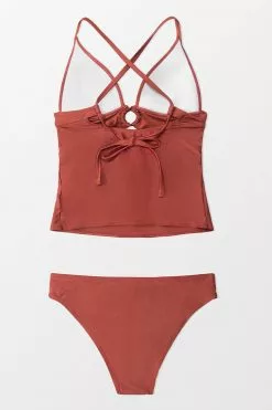 CUPSHE Tania Plunge O-ring Ruched Tankini -Deals Cupshe Store 2 d96651c7 52b8 40dd 9265 a42285efe6d8