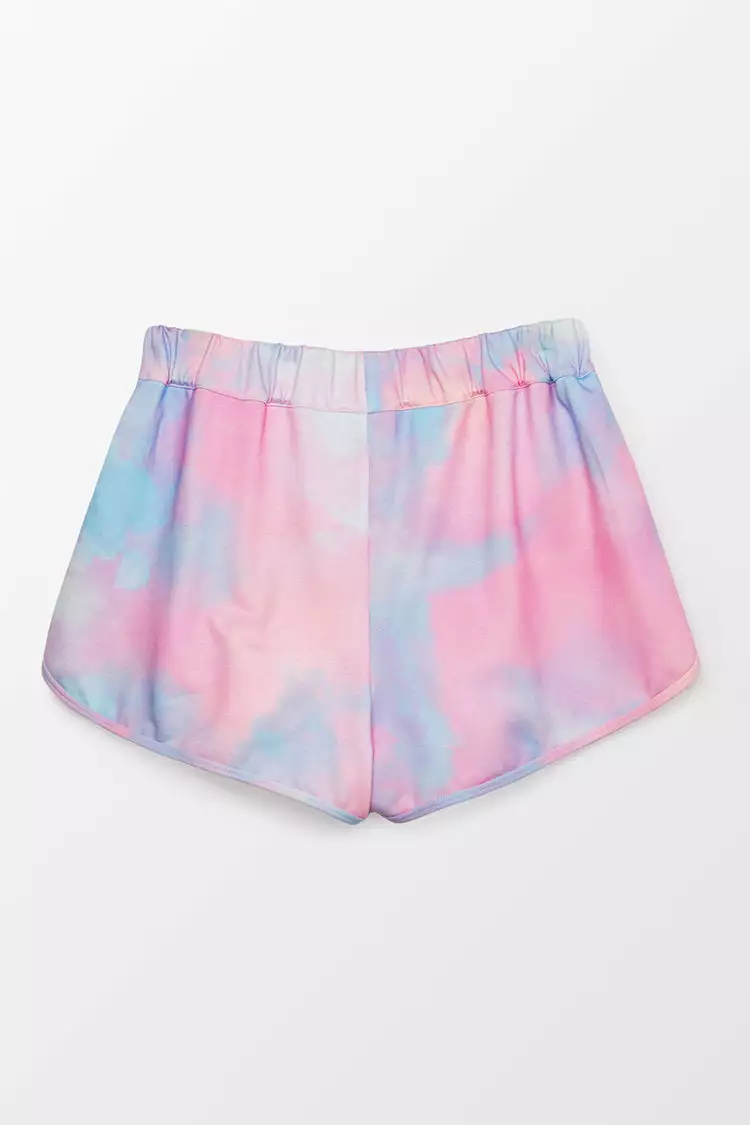 Cupshe Cotton Candy Tie Dye Short Sweatpants 3 Cupshe Cotton Candy Tie Dye Short Sweatpants - Image 3