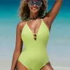 Cupshe Charmed Romance Strappy One Piece Swimsuit