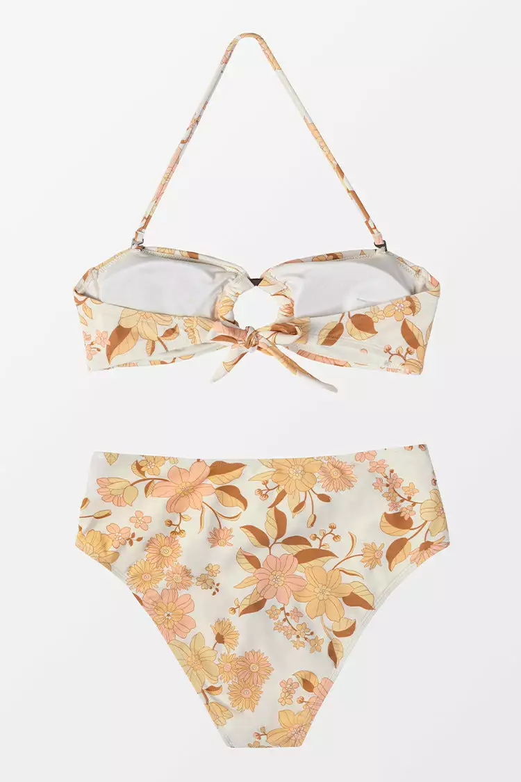 Cupshe Cassie Floral O-ring Halter Bikini 5 Cupshe Cassie Floral O-ring Halter Bikini - Image 5