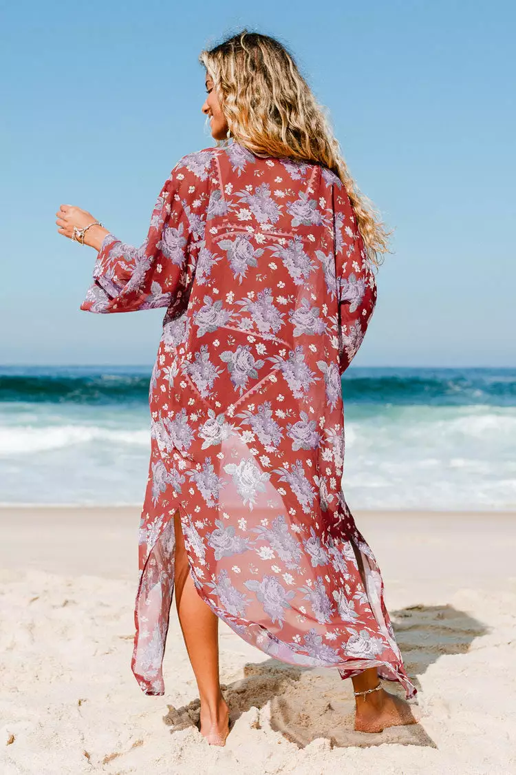 Cupshe Lilah Floral Sheer Kimono 2 Cupshe Lilah Floral Sheer Kimono - Image 2
