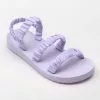 Cupshe Tutti Purple Ruched Ankle Strap Sandals