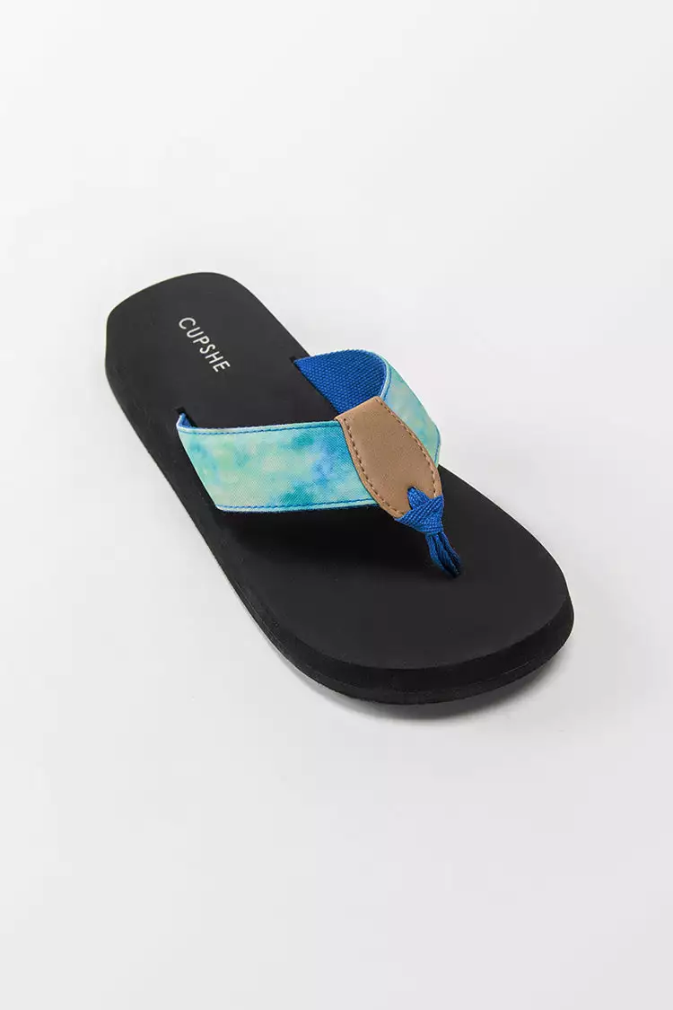 Cupshe Cosmic Contrast Color Sandals 1 Cupshe Cosmic Contrast Color Sandals