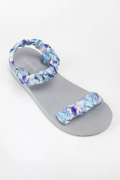 Cupshe Globetrotter Ruched Ankle Strap Sandals