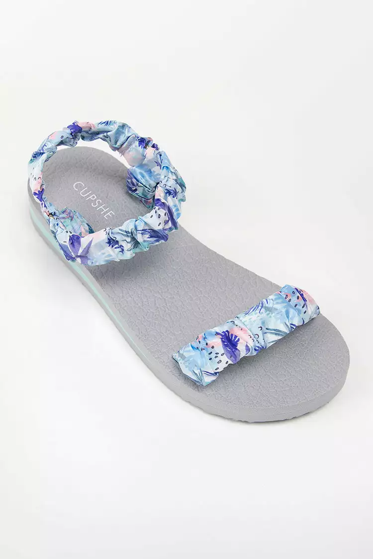 Cupshe Globetrotter Ruched Ankle Strap Sandals 1 Cupshe Globetrotter Ruched Ankle Strap Sandals