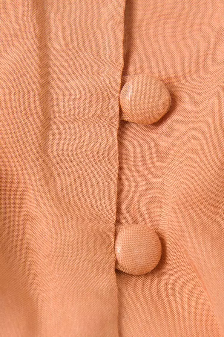 Cupshe Ciera Ruffle Cut Out Split Maxi Dress 5 Cupshe Ciera Ruffle Cut Out Split Maxi Dress - Image 5