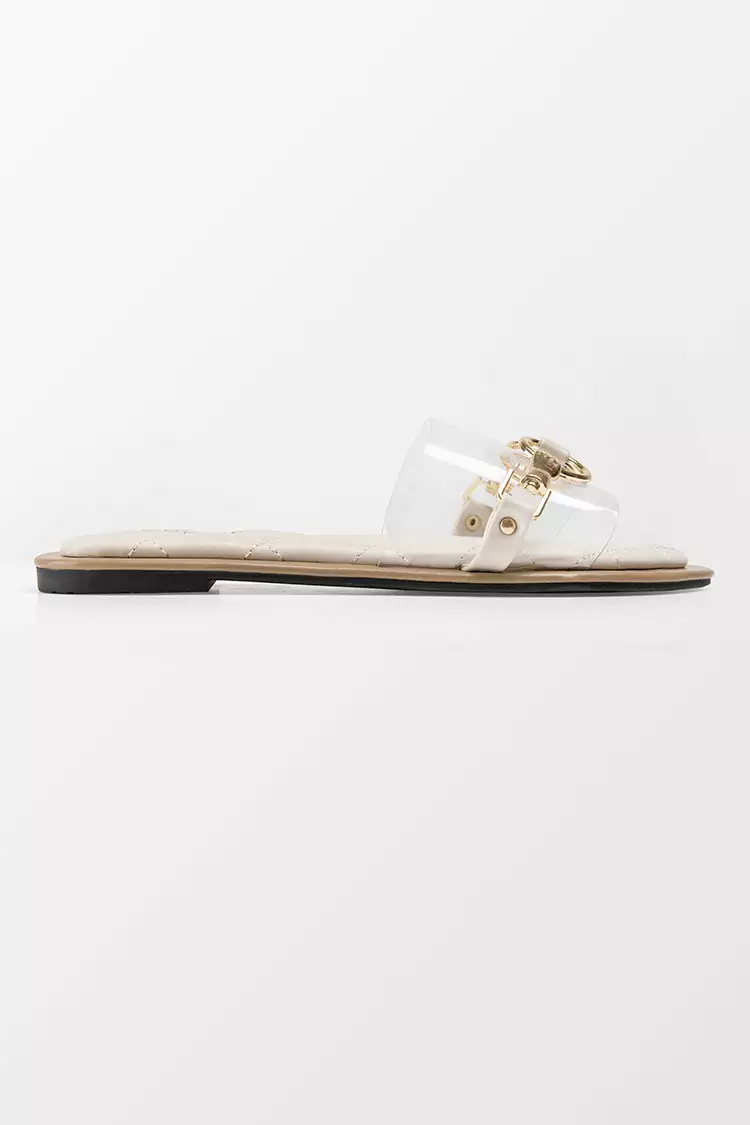 Cupshe Luxe Ring Linked Slide Sandals 3 Cupshe Luxe Ring Linked Slide Sandals - Image 3