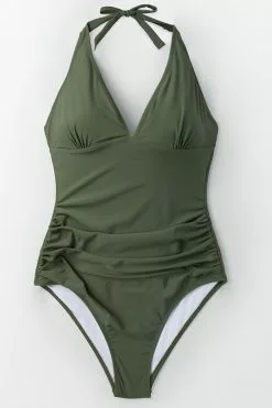 Cupshe Mossy Green Ruched One Piece Swimsuit 6 Cupshe Mossy Green Ruched One Piece Swimsuit -Deals Cupshe Store 3 058ede9f 57e7 46fb 8771 a206c92d394e