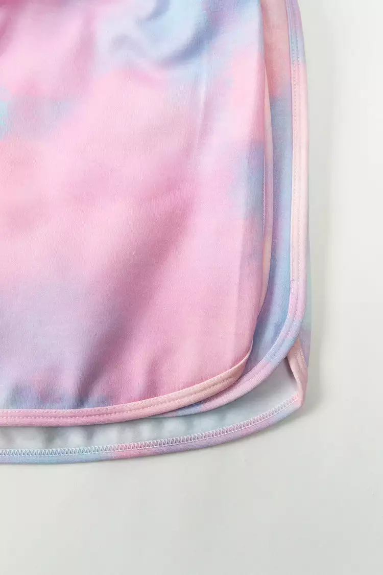 Cupshe Cotton Candy Tie Dye Short Sweatpants 6 Cupshe Cotton Candy Tie Dye Short Sweatpants - Image 6