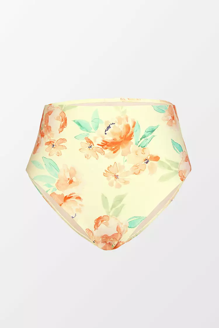 Cupshe Relaxing Flowers High Waist Plus Size Bikini Bottom 3 Cupshe Relaxing Flowers High Waist Plus Size Bikini Bottom - Image 3