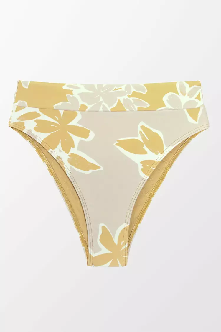 Cupshe Delicate Expressions Cheeky High Waist Bottom 3 Cupshe Delicate Expressions Cheeky High Waist Bottom - Image 3