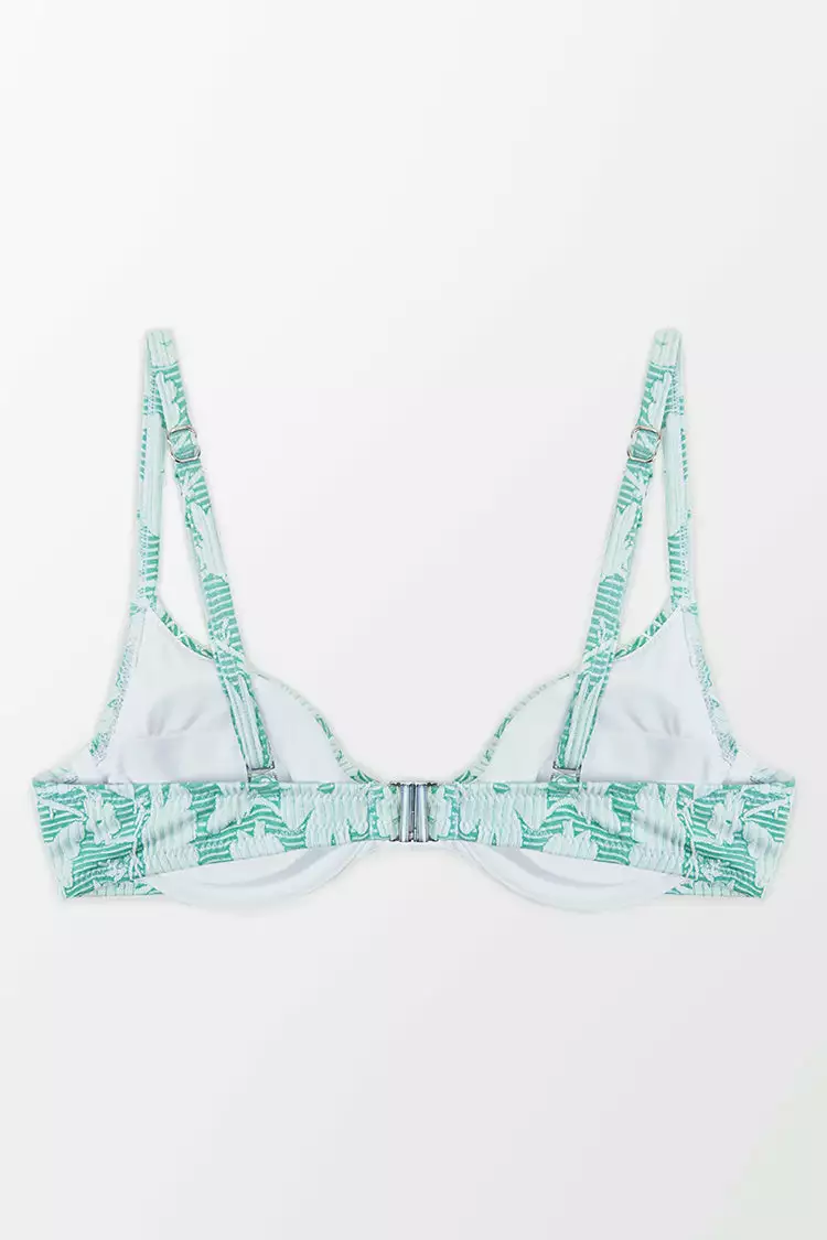 Cupshe Jane Floral Underwire Criss Cross Bikini Top 4 Cupshe Jane Floral Underwire Criss Cross Bikini Top - Image 4