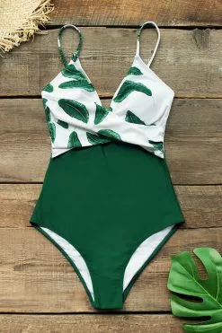 Cupshe Banana Leaf Twist-Front One Piece Swimsuit 6 Cupshe Banana Leaf Twist-Front One Piece Swimsuit -Deals Cupshe Store 3 1 6f428f71 4612 46d1 a73e 9891979deaa8