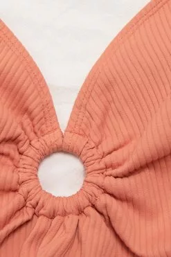 Cupshe Ribbed Sunburst Rib O-Ring Front One Piece Swimsuit 5 Cupshe Ribbed Sunburst Rib O-Ring Front One Piece Swimsuit -Deals Cupshe Store 3 1b719d16 2b0a 4d35 9bf9 e99c40b045c5