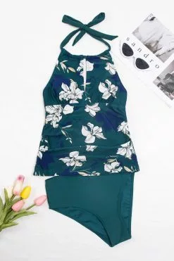 Cupshe Charmed Romance Keyhole Tankini & High Waist Bikini Bottom Set -Deals Cupshe Store 3 1ef03589 afc5 4596 b728 ca8f0156b691