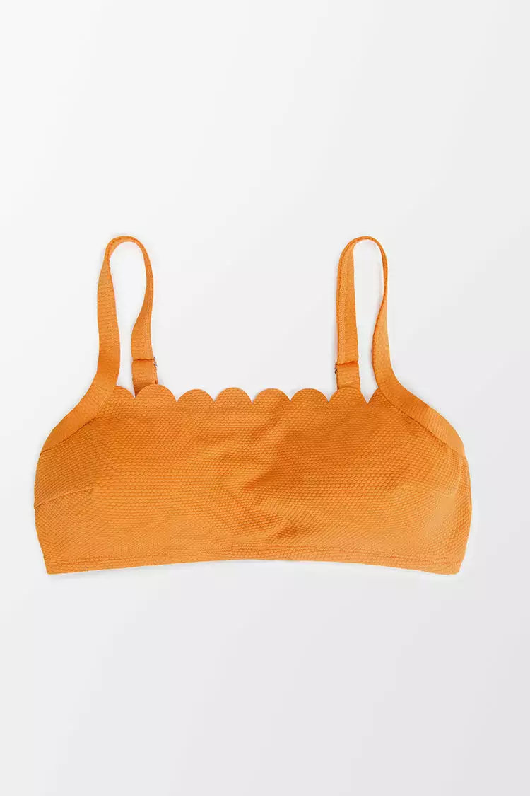 Cupshe Mayra Scalloped Back Hook Plus Size Bikini Top 3 Cupshe Mayra Scalloped Back Hook Plus Size Bikini Top - Image 3