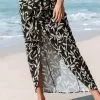 Cupshe Mckayla Leafy Tie Waisted Sarong