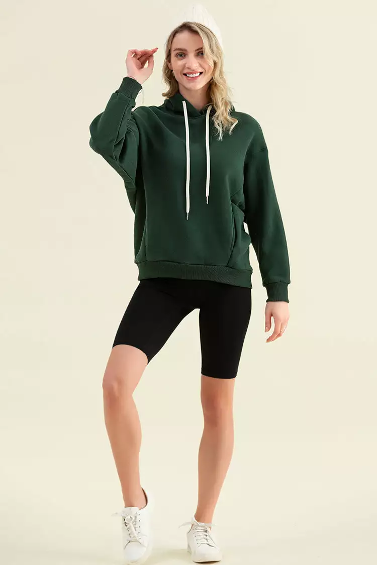 Cupshe Snow Kiss Green Hoodie 3 Cupshe Snow Kiss Green Hoodie - Image 3