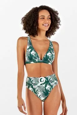 Cupshe Tropical Leafy O-Ring High Waisted Bikini -Deals Cupshe Store 3 2bd9672d b49b 44ab a7ee 34ce747cbd64