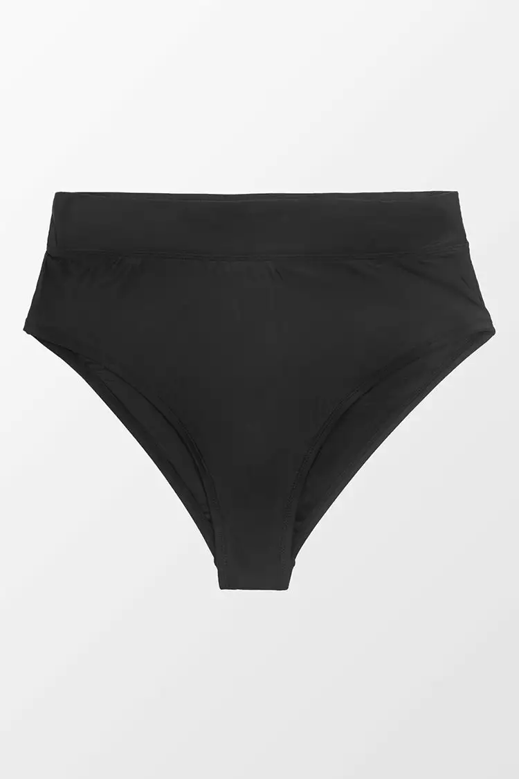 Cupshe Charmed Romance Banded High Waist Plus Size Bikini Bottom 3 Cupshe Charmed Romance Banded High Waist Plus Size Bikini Bottom - Image 3