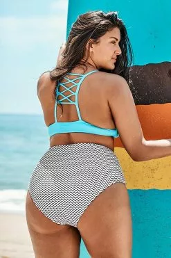 Cupshe Sky Blue and Stripe Print Plus Size Bikini 5 Cupshe Sky Blue and Stripe Print Plus Size Bikini -Deals Cupshe Store 3 3103b18e c231 415f af23 84a75f5aec23