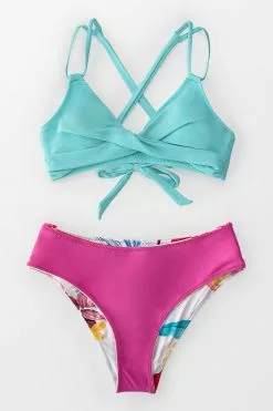 Cupshe Light Aqua and Leafy Lace Up Bikini 12 Cupshe Light Aqua and Leafy Lace Up Bikini -Deals Cupshe Store 3 3565e89b 0fdb 4c67 b031 445180152524
