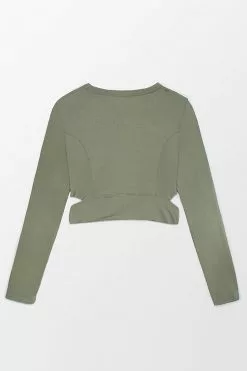 Cupshe Cherise Green Cut-out Side Crop Sweatshirt -Deals Cupshe Store 3 37cdcfaa 72ee 4bec 8f68 533efc2ecf06