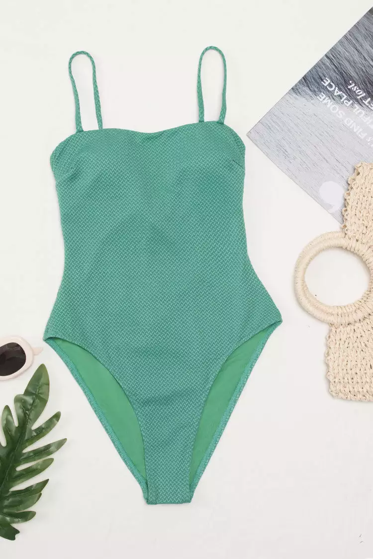 Cupshe Aliyah Lace-up Back One Piece Swimsuit 3 Cupshe Aliyah Lace-up Back One Piece Swimsuit - Image 3