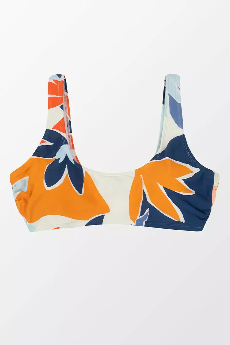 Cupshe Desiree Tropical Scoop Back Hook Plus Size Bikini Top 3 Cupshe Desiree Tropical Scoop Back Hook Plus Size Bikini Top - Image 3