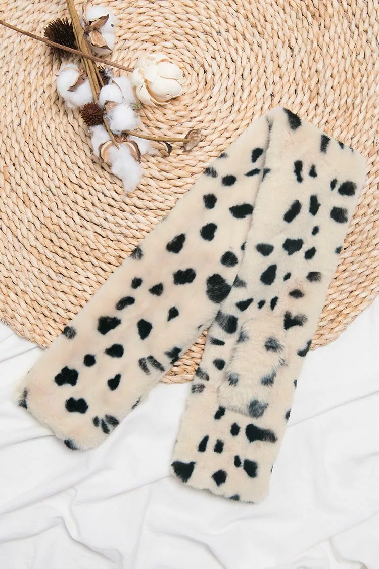 Cupshe Winter Escape Cow Pattern Criss Cross Scarf 3 Cupshe Winter Escape Cow Pattern Criss Cross Scarf - Image 3