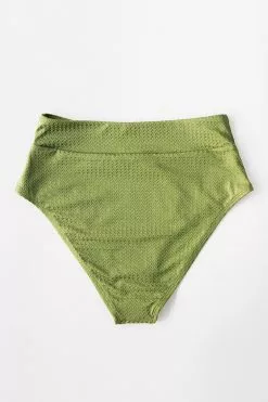 Cupshe Green Textured High Waisted Bikini Bottom 11 Cupshe Green Textured High Waisted Bikini Bottom -Deals Cupshe Store 3 3fb0efa0 bdba 4a8f 8962 232bc43dd98f