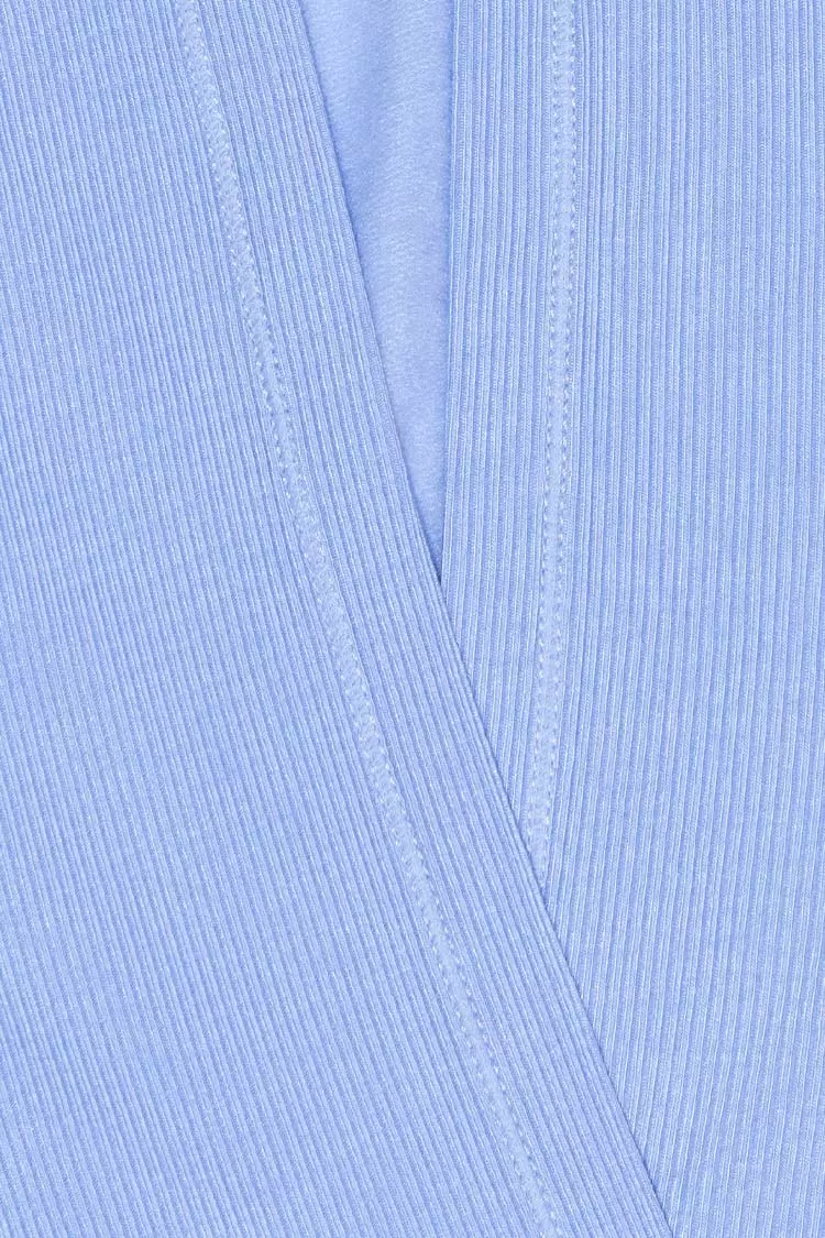 Cupshe Private Jet Light Blue Long Sleeve Drawstring Hoodie 7 Cupshe Private Jet Light Blue Long Sleeve Drawstring Hoodie - Image 7