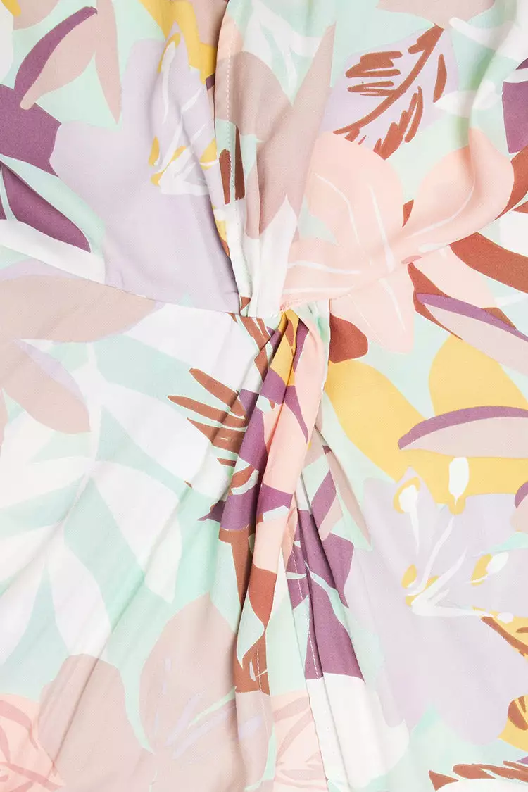 Cupshe Liliana Leafy Plunge Unique Hem Maxi Slip Dress 3 Cupshe Liliana Leafy Plunge Unique Hem Maxi Slip Dress - Image 3