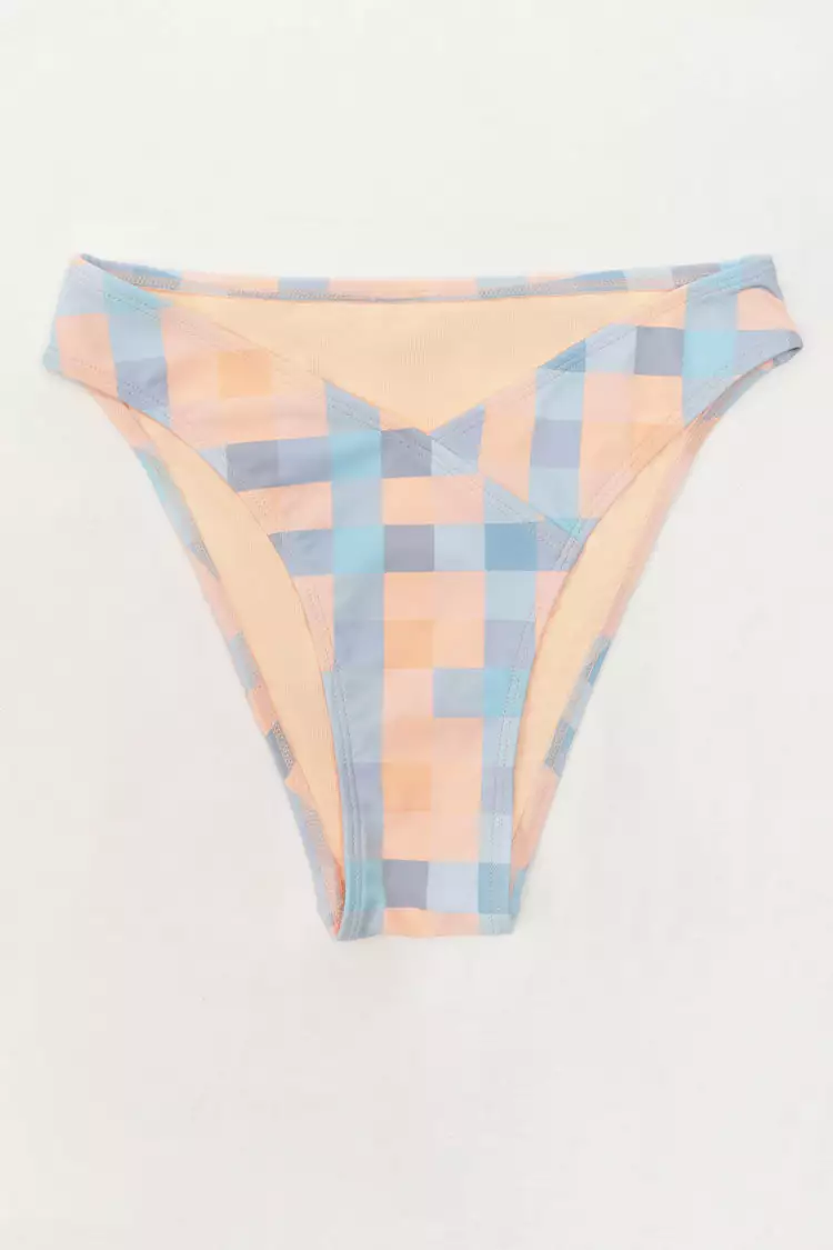 Cupshe Jaida Checkered High Cut Bikini Bottom 5 Cupshe Jaida Checkered High Cut Bikini Bottom - Image 5