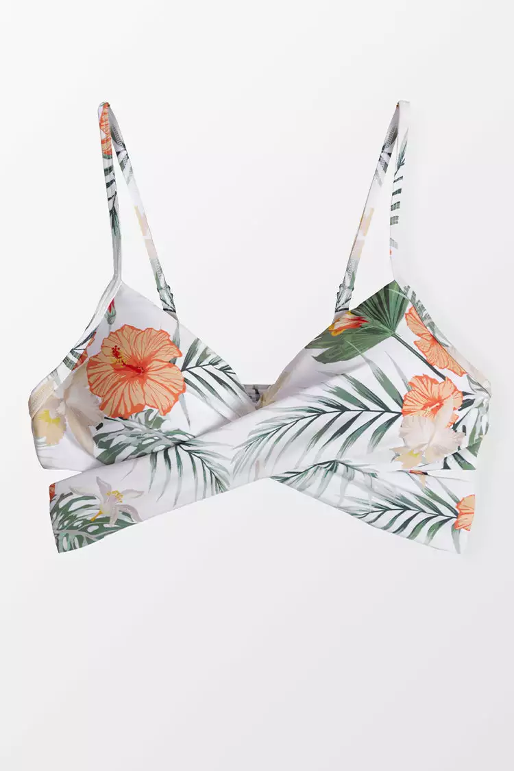 Cupshe Myra Floral Tie Back Bikini Top 3 Cupshe Myra Floral Tie Back Bikini Top - Image 3