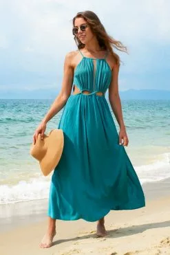 Cupshe Ruth Moss Green Keyhole Cutout Sleeveless Dress 5 Cupshe Ruth Moss Green Keyhole Cutout Sleeveless Dress -Deals Cupshe Store 3 4849eb08 a29c 48b6 9f77 62056475d405