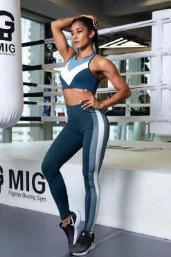 Cupshe Private Jet Color Block High Waisted Leggings -Deals Cupshe Store 3 4 6432ffc8 c484 4ac0 8fb4 f45ffaa6df17