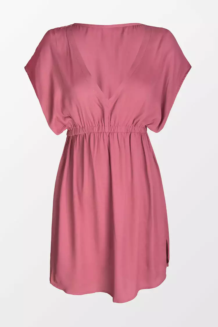 Cupshe Imogen Plunge Elastic Waisted Cover Up 3 Cupshe Imogen Plunge Elastic Waisted Cover Up - Image 3