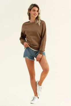 Cupshe Last Dance Brown Crewneck Sweatshirt 6 Cupshe Last Dance Brown Crewneck Sweatshirt -Deals Cupshe Store 3 4a607ea6 a0b8 40f6 9330 0135f81ffb27