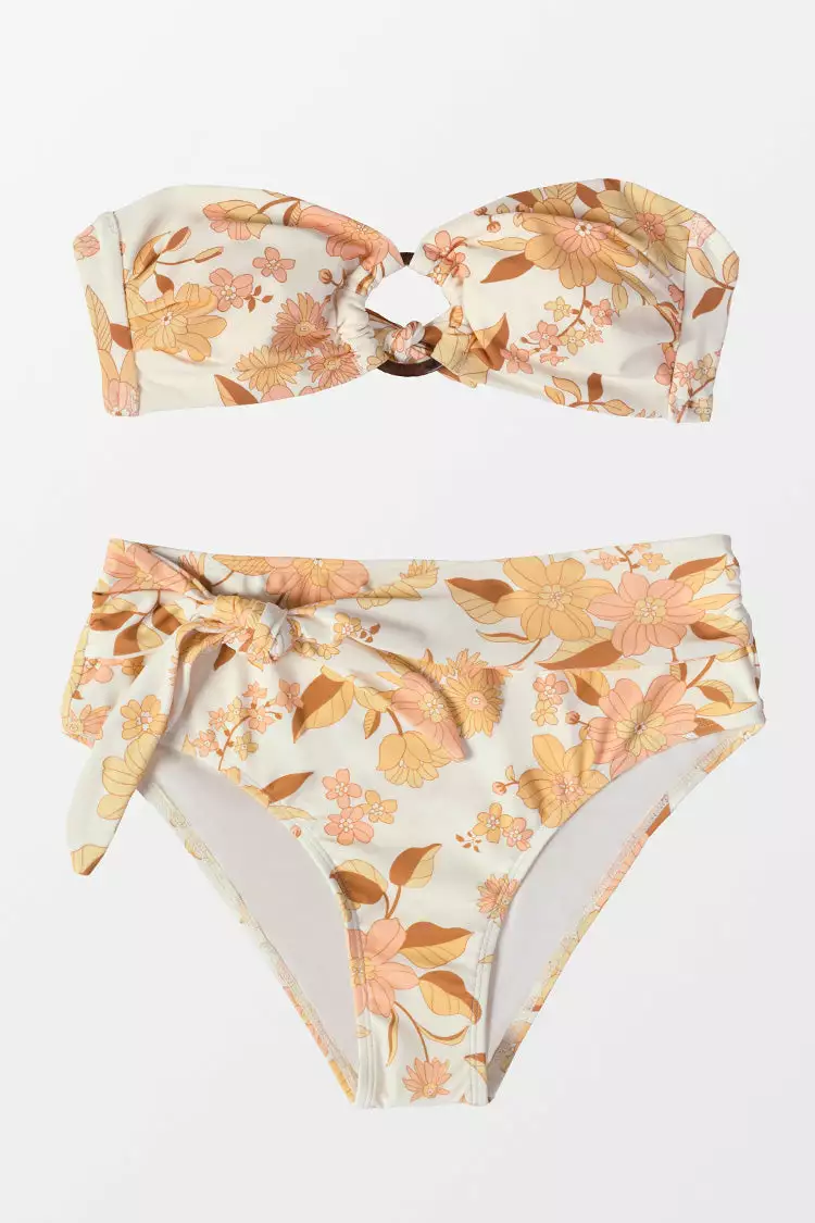 Cupshe Cassie Floral O-ring Halter Bikini 6 Cupshe Cassie Floral O-ring Halter Bikini - Image 6