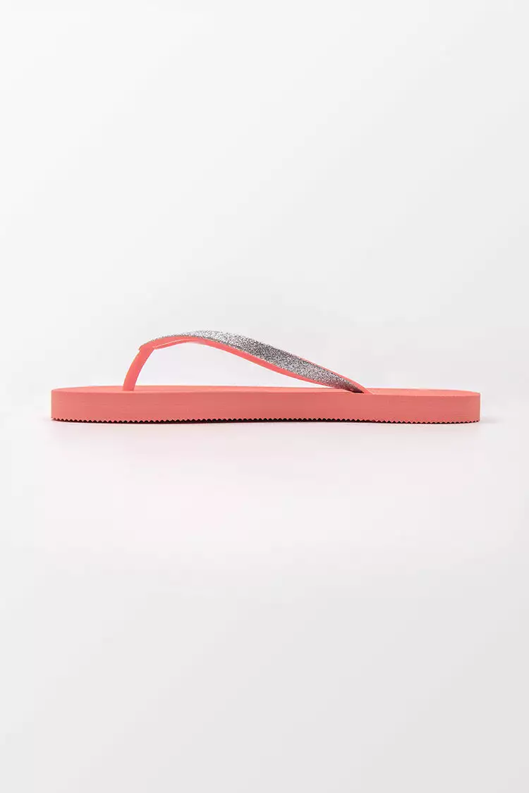 Cupshe Blossom Coral Flip Flops 4 Cupshe Blossom Coral Flip Flops - Image 4