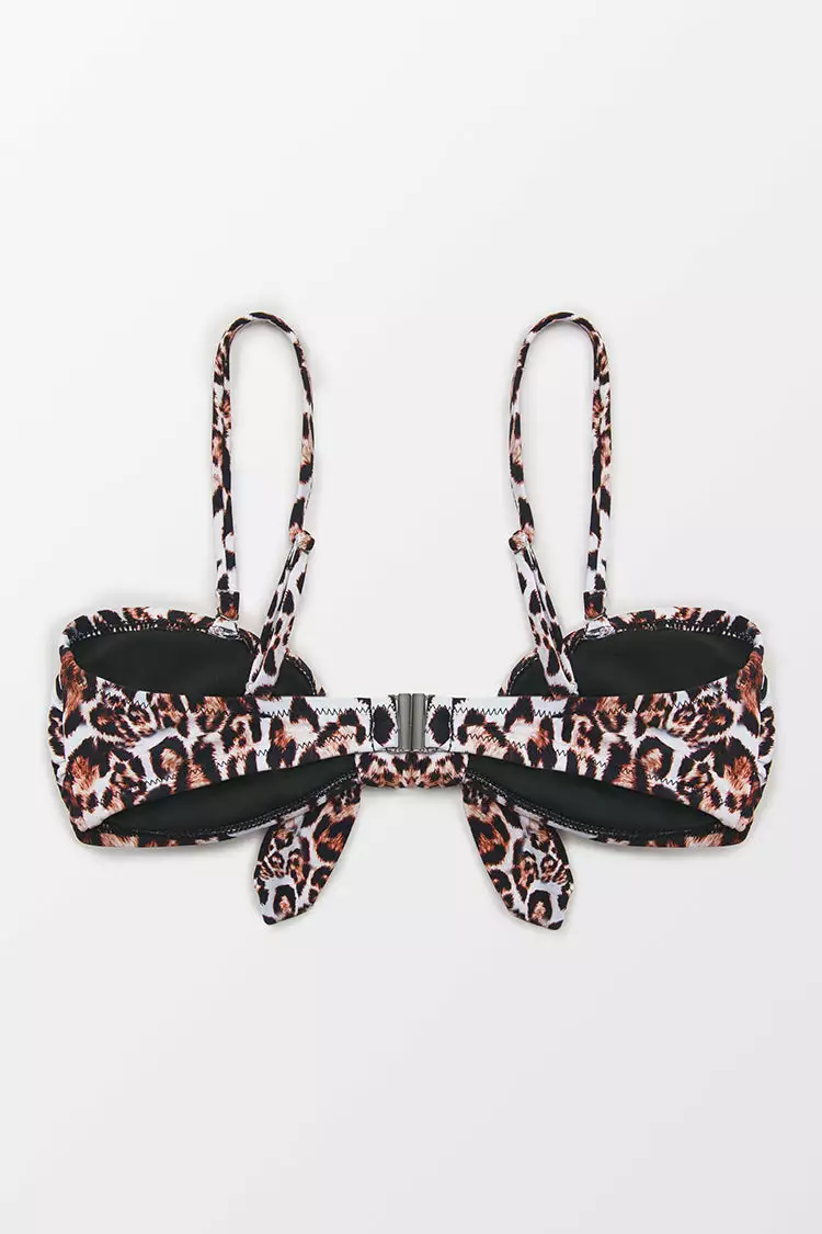 Cupshe Lara Leopard Bikini Top 4 Cupshe Lara Leopard Bikini Top - Image 4