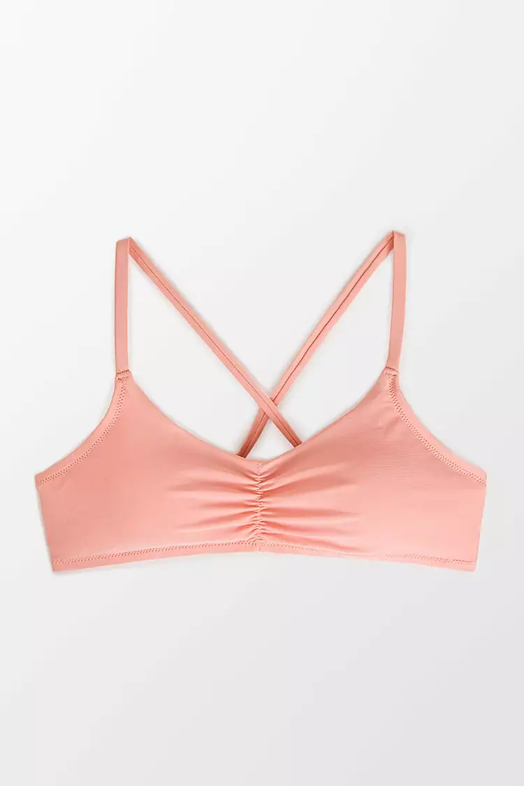 Cupshe Paola Ruched Front Crisscross Bikini Top 3 Cupshe Paola Ruched Front Crisscross Bikini Top - Image 3