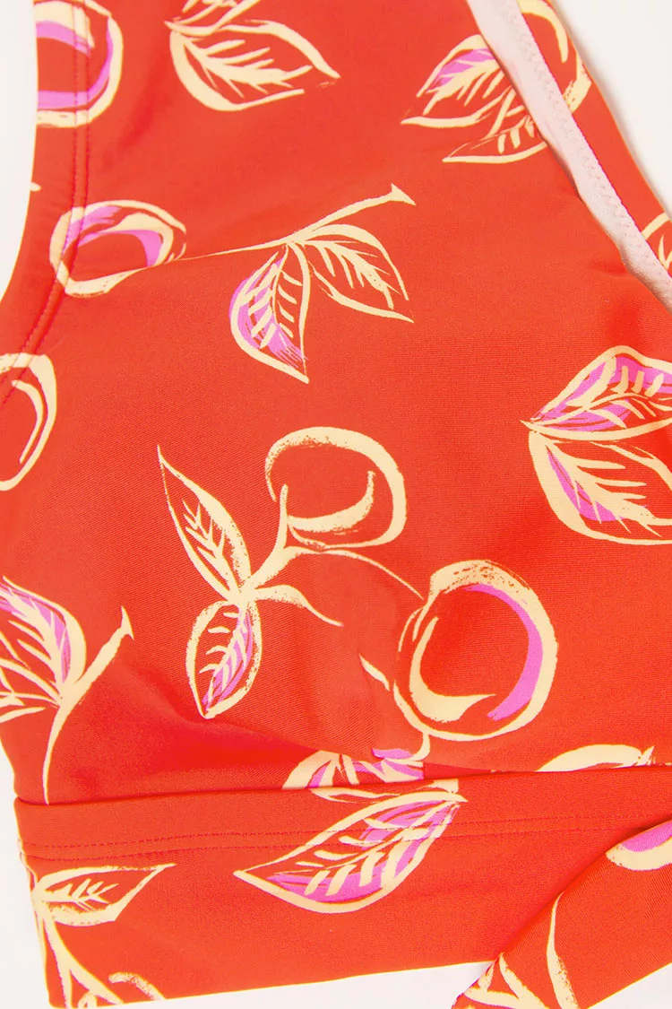 Cupshe Sweet Cherries Midkini and High Waist Plus Size Bikini Set 5 Cupshe Sweet Cherries Midkini and High Waist Plus Size Bikini Set - Image 5