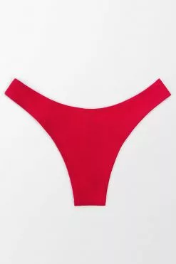 Cupshe Kensley Red Low Waisted Bikini Bottom -Deals Cupshe Store 3 58aa1f77 ca22 4073 a95a a9a9d701df71