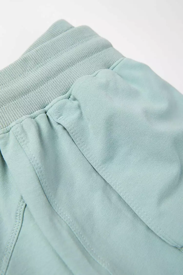Cupshe Flamenco Light Green Elastic Waisted Carrot Sweatpants 6 Cupshe Flamenco Light Green Elastic Waisted Carrot Sweatpants - Image 6